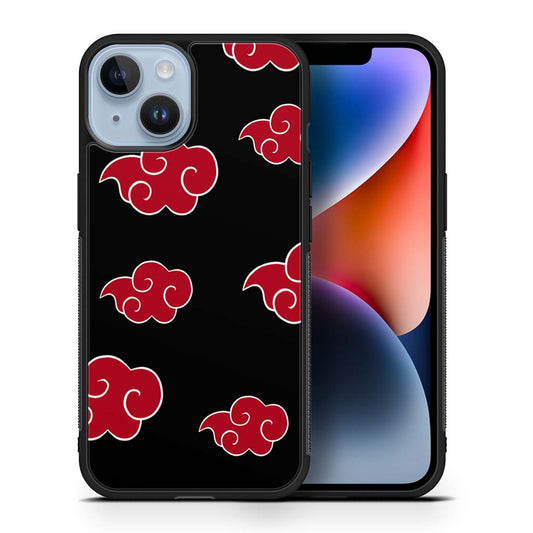 Akatsuki Pattern Red Cloud iPhone 14 | iPhone 14 Plus | iPhone 14 Pro | iPhone 14 Pro Max Case