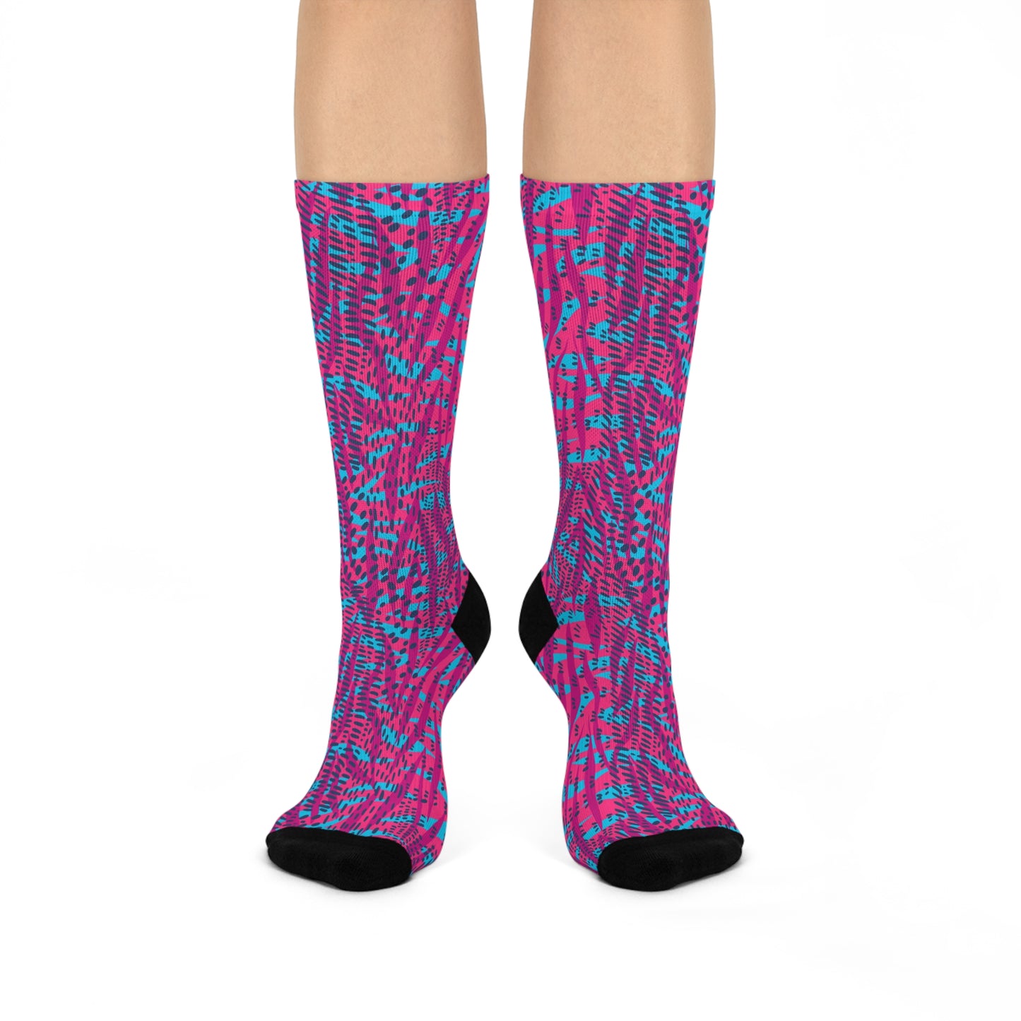 Skin Print Purple pattern Socks