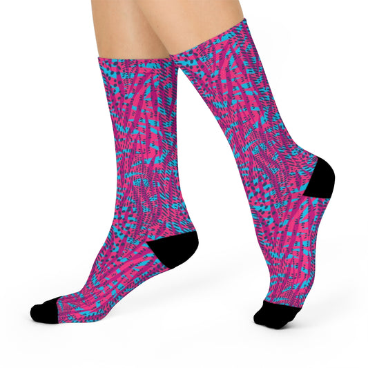 Skin Print Purple pattern Socks