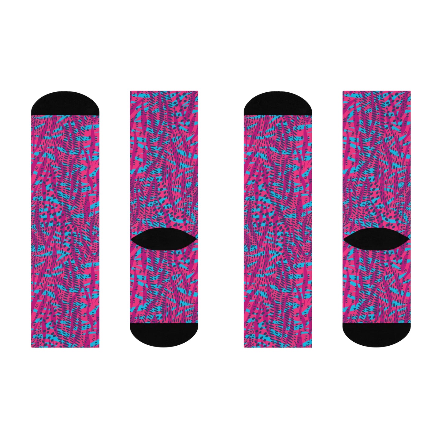 Skin Print Purple pattern Socks