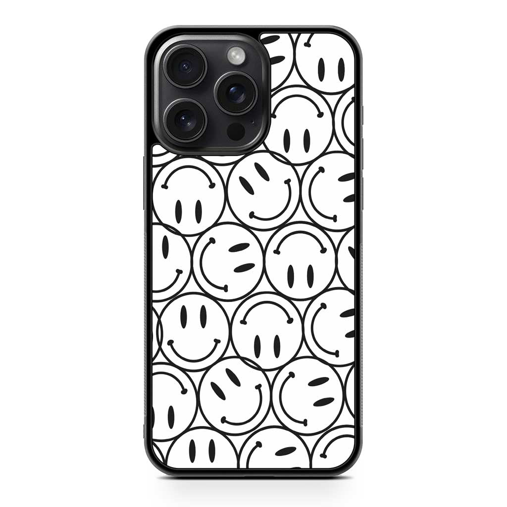 Smile Pattern iPhone 15 Pro Max Case