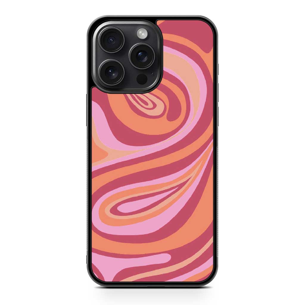 Groovy Pink iPhone 15 Pro Max Case