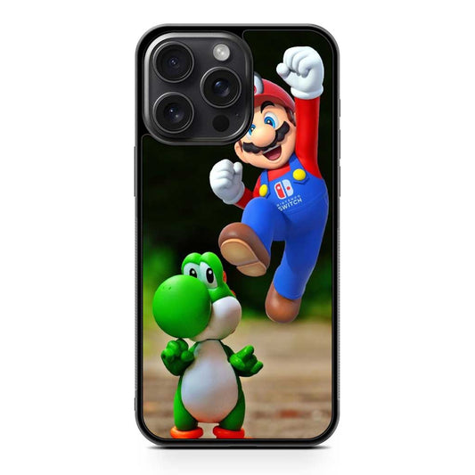 Super Mario and Yoshi iPhone 15 Pro Max Case