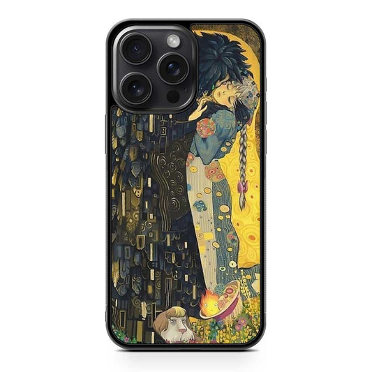 Howl's Moving Castle The Kiss iPhone 15 Pro Max Case