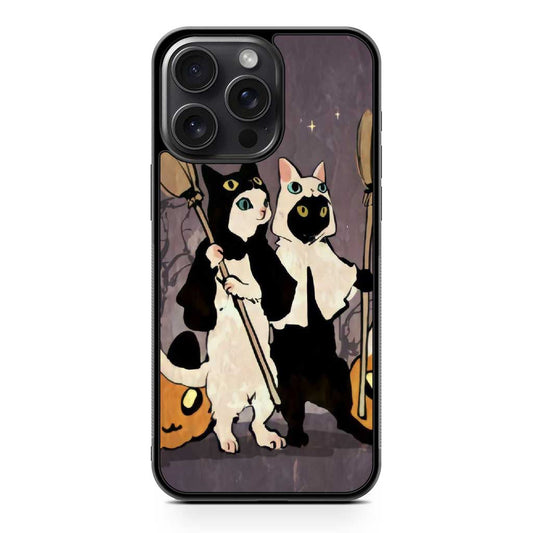 Pumpkin Starlight Cat iPhone 15 Pro Max Case