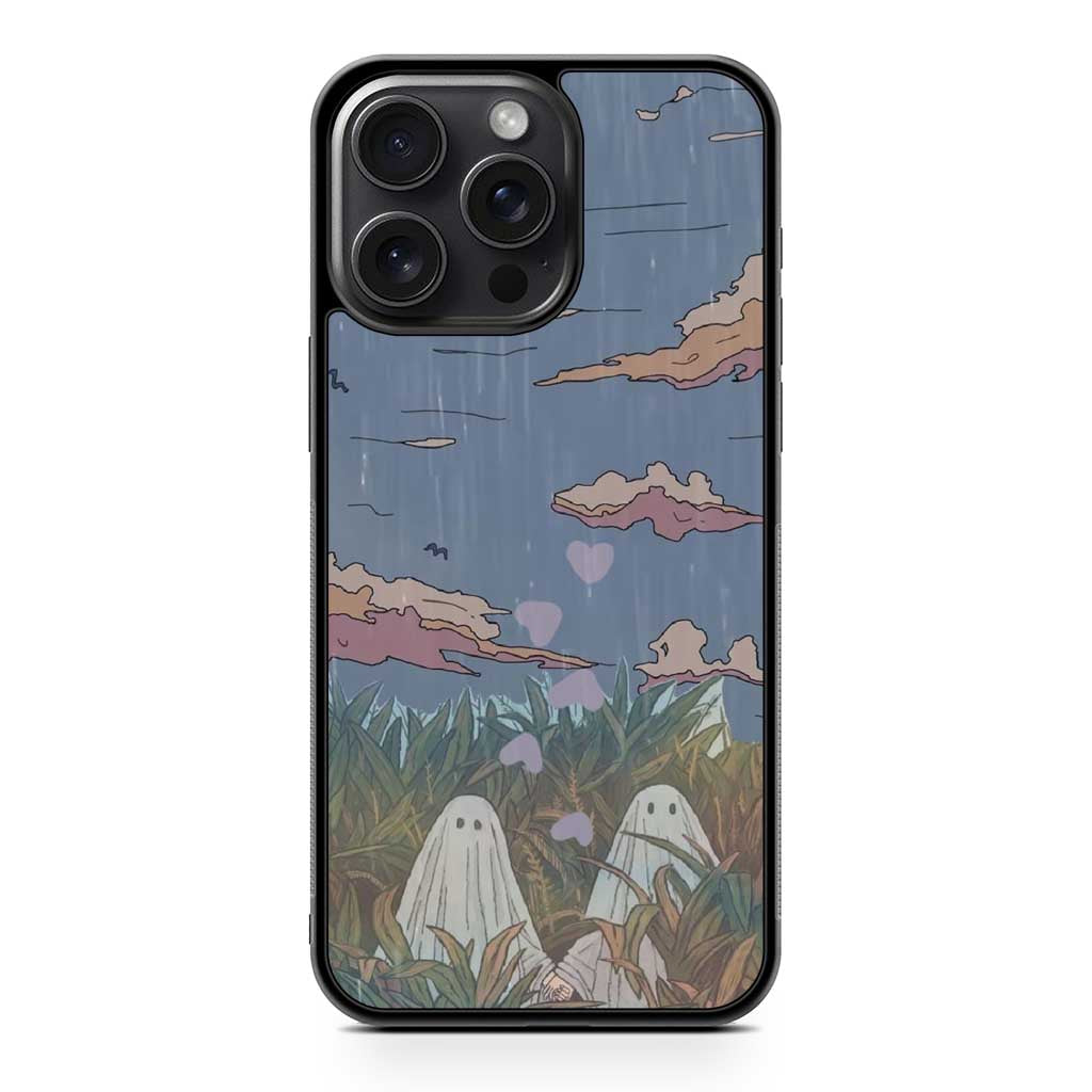 Ghost Raining iPhone 15 Pro Max Case