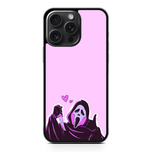 Spooky Face Cute iPhone 15 Pro Max Case