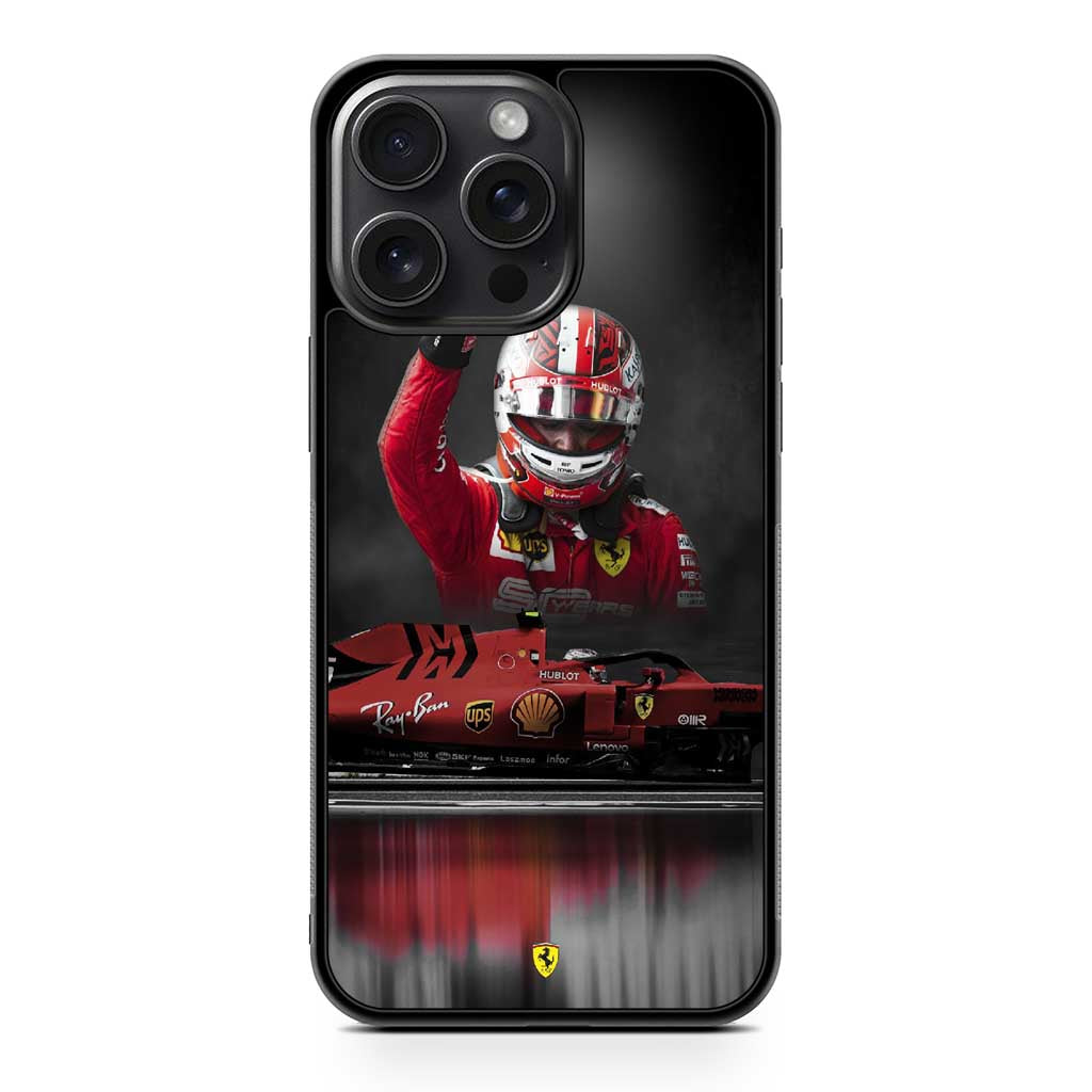 Charles Leclerc 16 iPhone 15 Pro Max Case