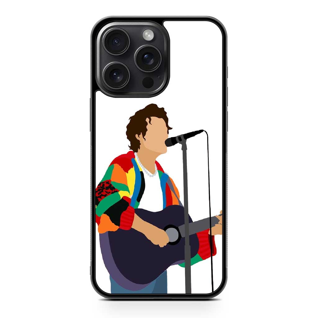 Harry Styles Cartoon iPhone 15 Pro Max Case