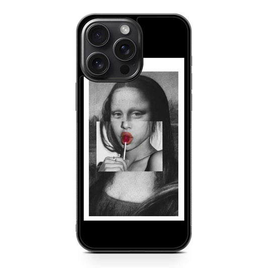 Cute Mona Lisa iPhone 15 Pro Max Case