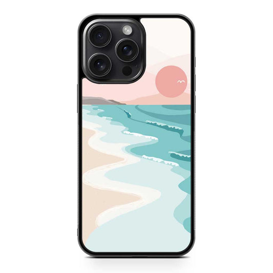 Sunny Beach Art iPhone 15 Pro Max Case