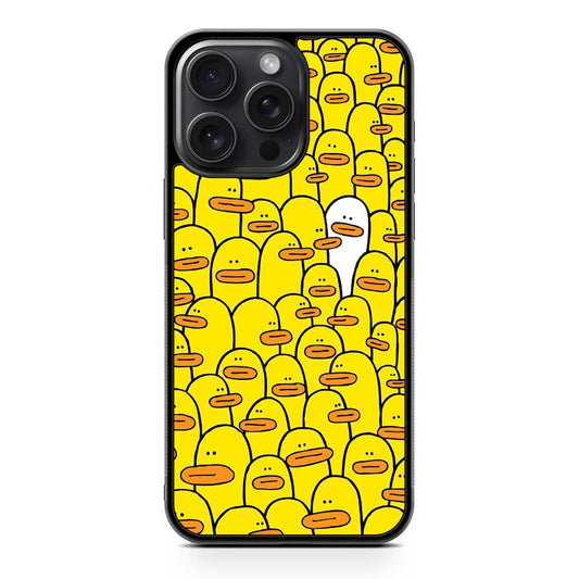 Duck Yellow White iPhone 15 Pro Max Case