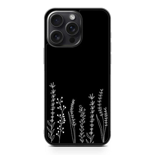 Floral Leaf iPhone 15 Pro Max Case
