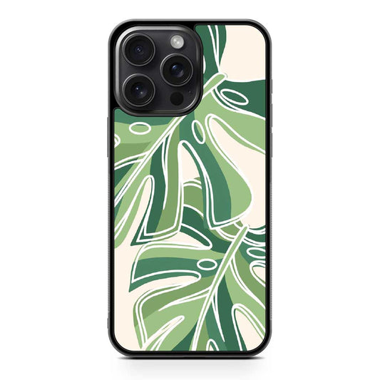 Monstera Leaf iPhone 15 Pro Max Case