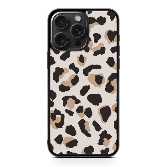 Leopard Pattern iPhone 15 Pro Max Case