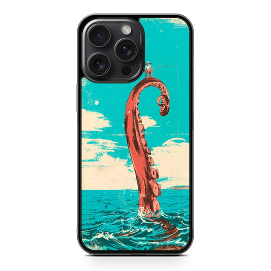 Fishing With Octopus iPhone 15 Pro Max Case