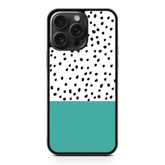 Polka Dot Blue iPhone 15 Pro Max Case