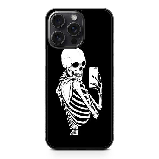 Skelenton Selfie iPhone 15 Pro Max Case
