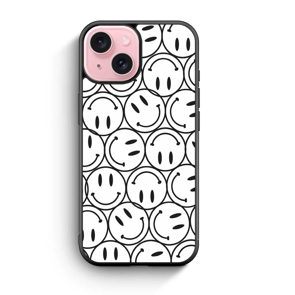 Smile Pattern iPhone 15 Case