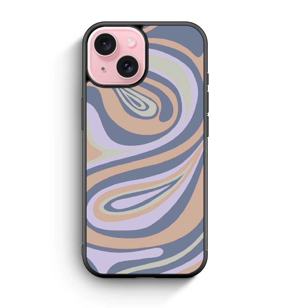 Groovy Blue iPhone 15 Case