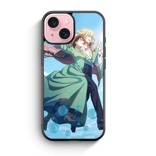 Howl's Moving Castle Wizard And Sophie iPhone 15 Case