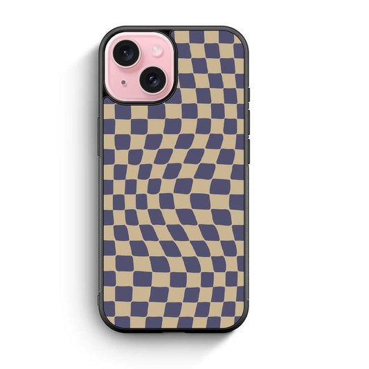 Checkerboard Abstract iPhone 15 Case