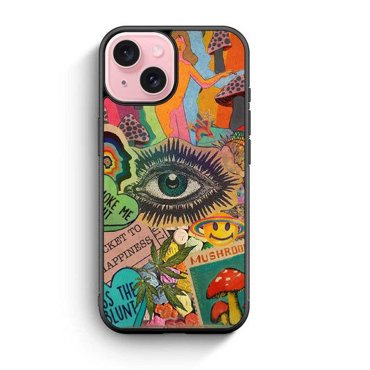 Trippy Psychedelic iPhone 15 Case