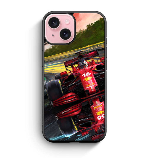 Formula 1 Charles Leclerc Ferrari iPhone 15 Case