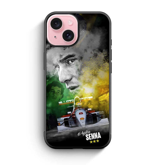 Ayrton Senna formula 1 iPhone 15 Case
