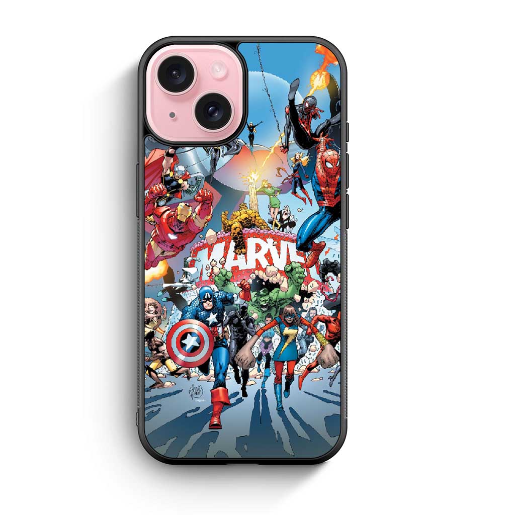 Marvel All Heroes iPhone 15 Case