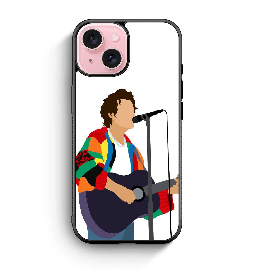 Harry Styles Cartoon iPhone 15 Case