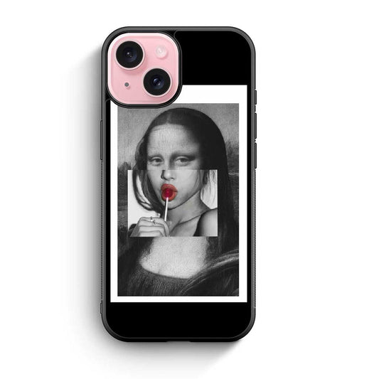 Cute Mona Lisa iPhone 15 Case