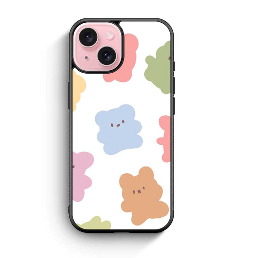 Cute Bear iPhone 15 Case