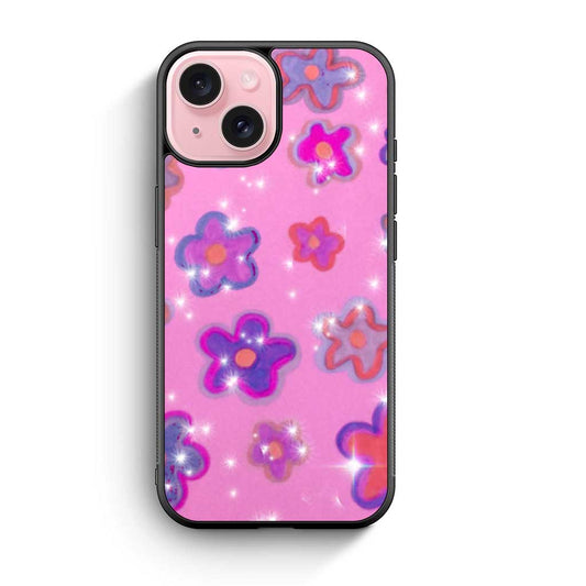 Flower Purple iPhone 15 Case