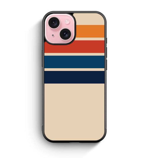 Stripes Retro iPhone 15 Case