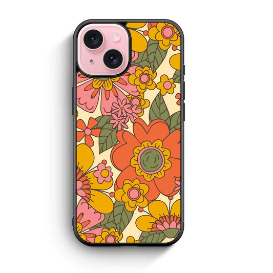 Blooming Groovy Floral iPhone 15 Case