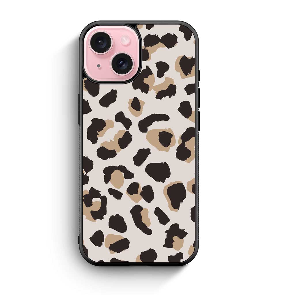 Leopard Pattern iPhone 15 Case
