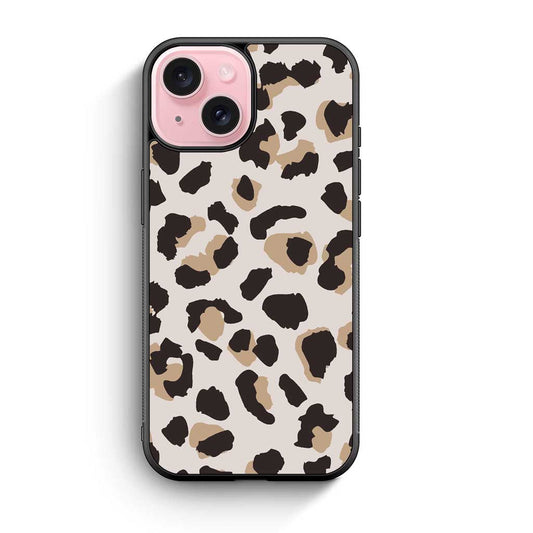 Leopard Pattern iPhone 15 Case