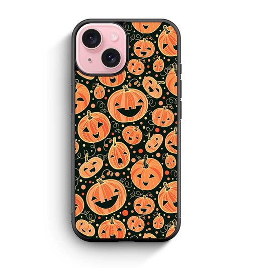 Pumpkin Smile iPhone 15 Case