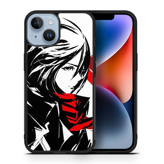 Attack on the Titan Mikasa 2 iPhone 14 | iPhone 14 Plus | iPhone 14 Pro | iPhone 14 Pro Max Case