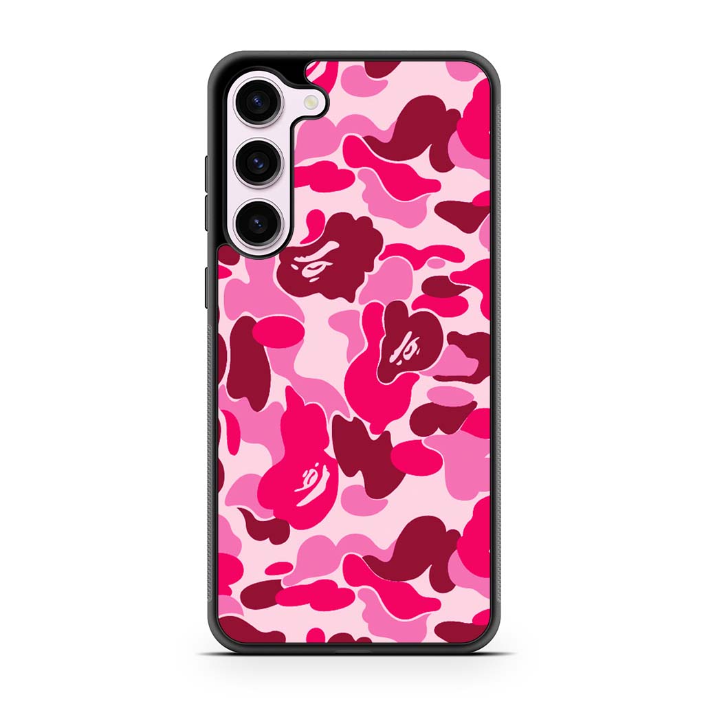 Bape Pink Camo Samsung Galaxy S23 | S23 Plus | S23 Ultra | S23 FE