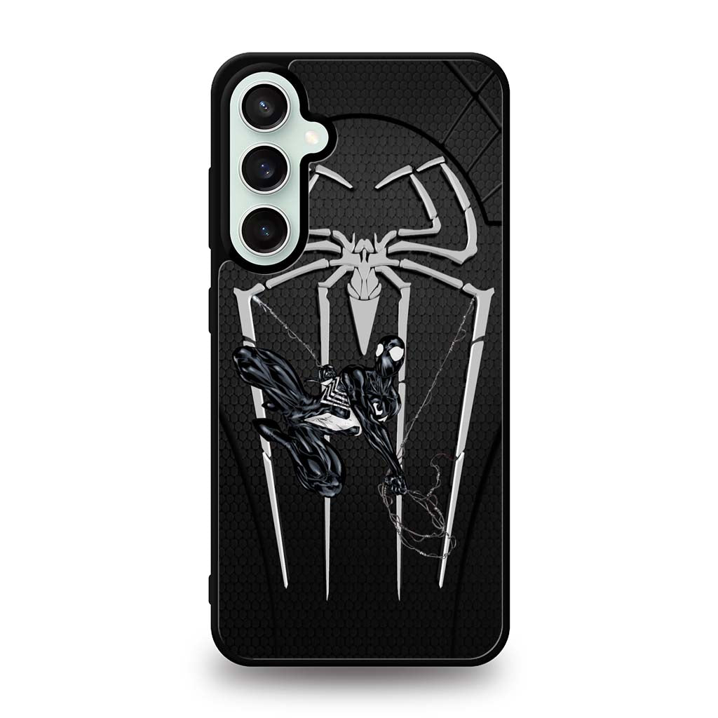black spiderman logo Samsung Galaxy S23 | S23 Plus | S23 Ultra | S23 FE
