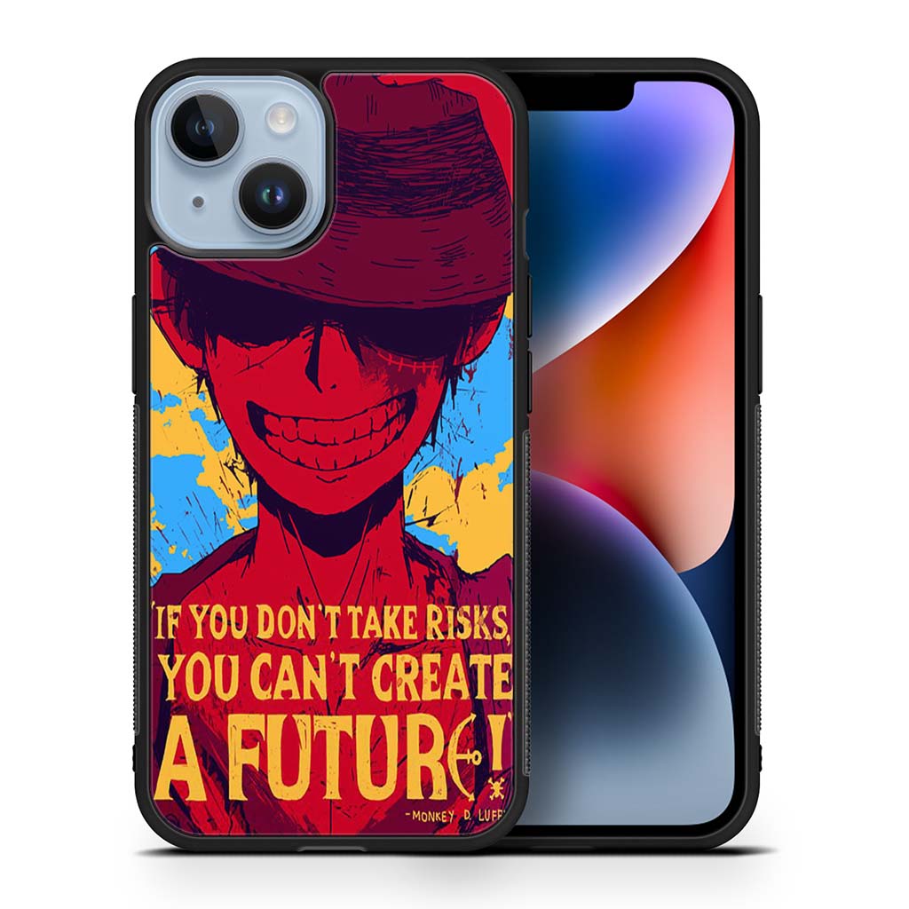 Luffy One Piece Quote iPhone 14 | iPhone 14 Plus | iPhone 14 Pro | iPhone 14 Pro Max Case