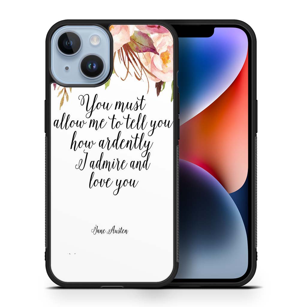 pride and prejudice Jane Austin iPhone 14 | iPhone 14 Plus | iPhone 14 Pro | iPhone 14 Pro Max Case