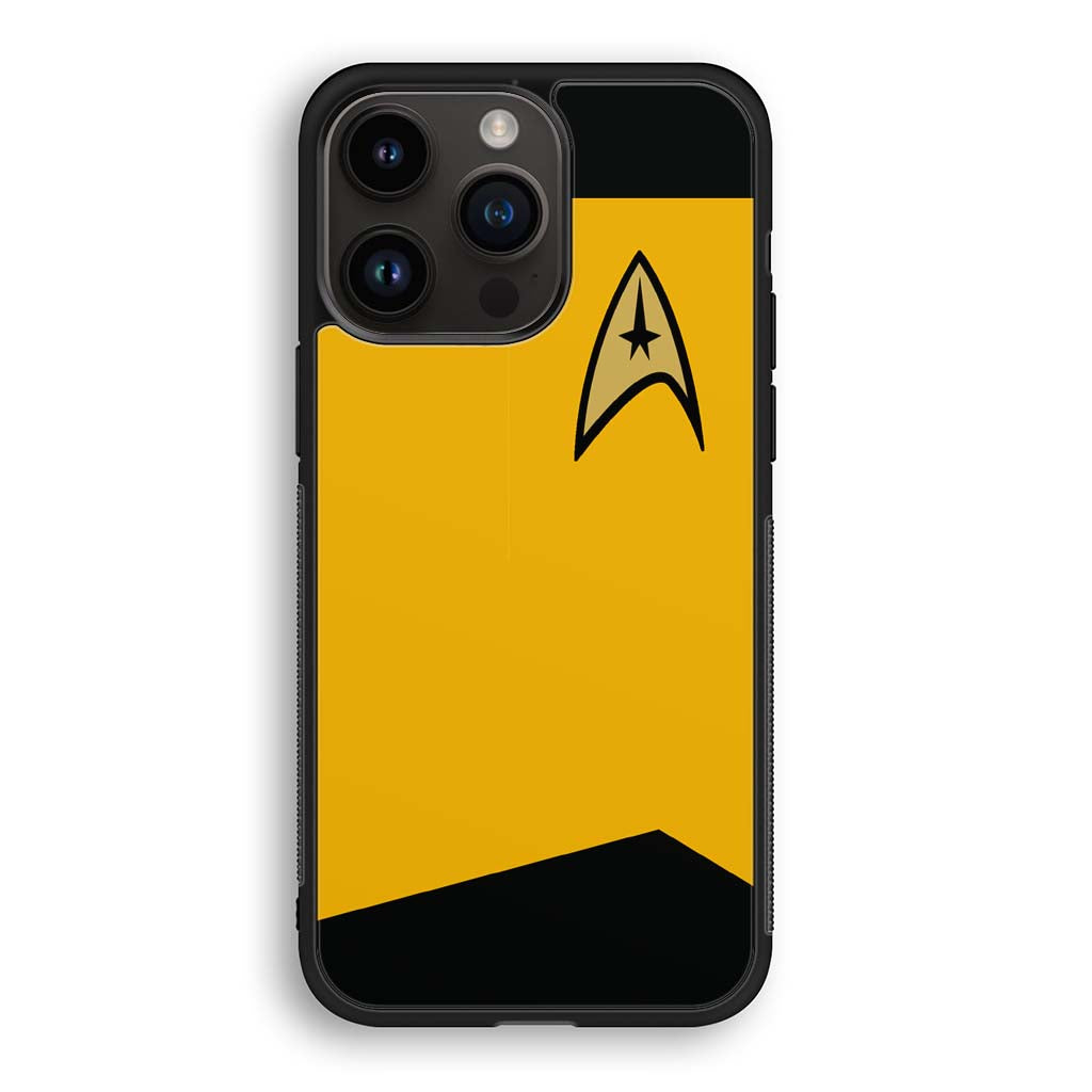 Star Trek Logo Light Yellow iPhone 14 | iPhone 14 Plus | iPhone 14 Pro | iPhone 14 Pro Max Case
