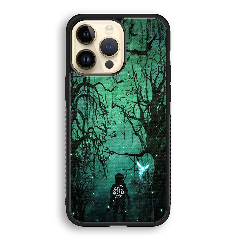 The Legend of Zelda Breath of the Wild in Deep Forest iPhone 14 | iPhone 14 Plus | iPhone 14 Pro | iPhone 14 Pro Max Case