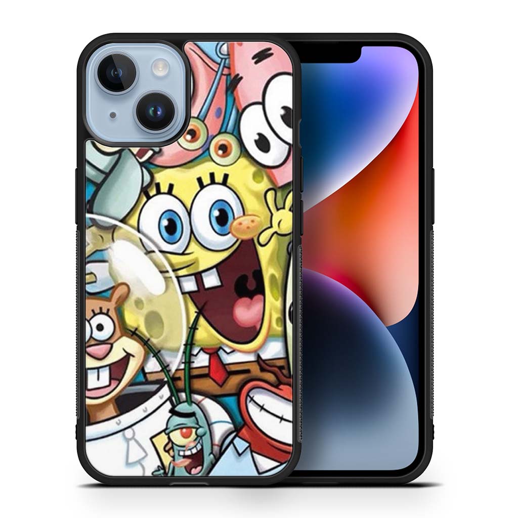 Spongebob Square Pants All Friendship iPhone 14 | iPhone 14 Plus | iPhone 14 Pro | iPhone 14 Pro Max Case