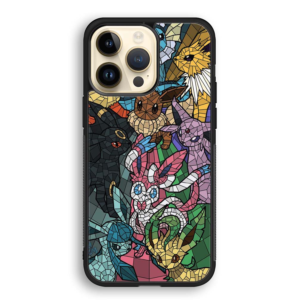 Pokemon in Glass Art iPhone 14 | iPhone 14 Plus | iPhone 14 Pro | iPhone 14 Pro Max Case