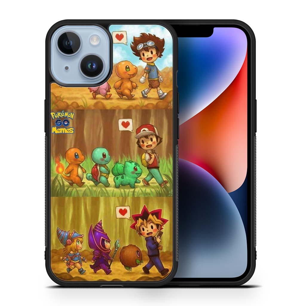 Pokemon Digimon Yugo Oh iPhone 14 | iPhone 14 Plus | iPhone 14 Pro | iPhone 14 Pro Max Case