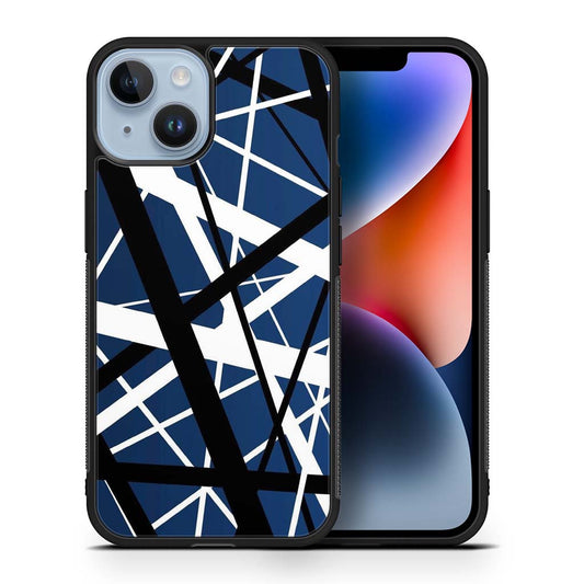 Eddie Van Halen Stripe Blue iPhone 14 | iPhone 14 Plus | iPhone 14 Pro | iPhone 14 Pro Max Case